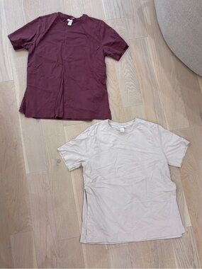 H&M MAMA 2-PACK BEFORE & AFTER NURSING TOPS